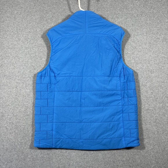 Patagonia Men's Sz L Blue Nano-Air Vest Full Zip Lightweight Outdoor Hiking - Picture 5 of 8